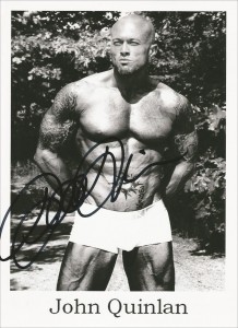 Tattooed Model John Quinlan Autographed 8x10