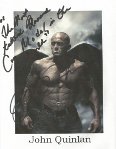 Tattooed Romance Model John Quinlan Angel of Satan Autograph