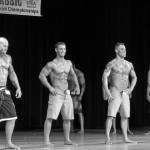 John Quinlan (far left) - 2014 NPC Powerhouse Classic Men's Physique