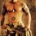 Tattooed Model John Quinlan Soldier Themed Shoot 14'