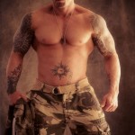 Tattooed Model John Quinlan Soldier Themed Shoot 14'