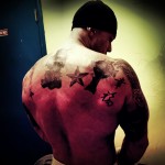 Tattooed Physique Model John Quinlan Back Tats 14'