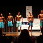 NPC Vermont 2014 Mens Physique Master's Finals - #27 John Quinlan (3rd from left)