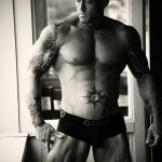 Tattooed Alpha Male Image Model John Quinlan 13'