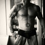 Tattooed Alpha Male Image Model John Quinlan 2013