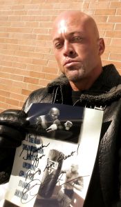 Boston Romance Physique Model Actor John Quinlan 2015 Pilot Film Character Inspiration Evander Holyfield Poster by Patricia Statham Autograph Signed 8x10. #JohnQuinlan