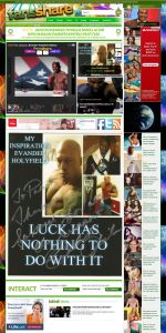 Boston Romance Physique Model Actor John Quinlan Evander Holyfield 2015 Pilot Film Character Inspiration Poster by Patricia Statham Autograph Signed 8x10 Feature on Fans Share. #JohnQuinlan #EvanderHolyfield