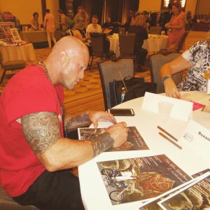 2015 World Famous RT Book Convention Featured Romance Cover Model John Joseph Quinlan Autograph Signing #JohnQuinlan