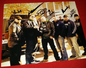 Boston Film Series Set of 'The Ave' Actors Shawn McCarron Peter Karras John Joseph Quinlan Worth Olsen James Panagopoulos & Tim Santos 11x14 Signed Autograph #JohnQuinlan