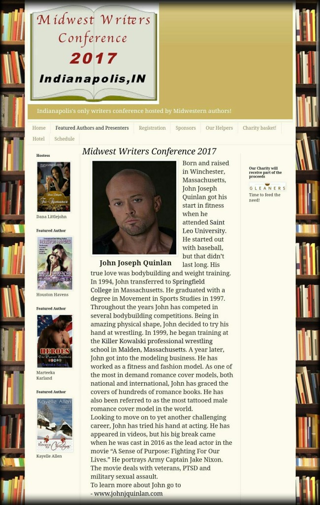 Midwest Writers Conference John "Stoneface" Quinlan Fan Site