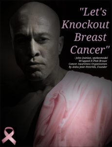 John Quinlan Breast Cancer Awareness Poster with Anita Jeter-Peterkin #JohnQuinlan